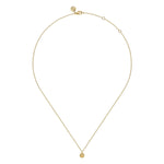 14K Yellow Plain Gold Bujukan Pendant Necklace - NK8175Y4JJJ-Gabriel & Co.-Renee Taylor Gallery