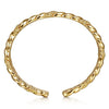 14K Yellow Plain Gold Bujukan Split Bangle Bracelet - BG5127-62Y4JJJ-Gabriel & Co.-Renee Taylor Gallery