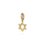 14K Yellow Plain Gold Bujukan Star Of David Charm With Detachable Bail - PT7553Y4JJJ-Gabriel & Co.-Renee Taylor Gallery