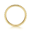14K Yellow Plain Gold Diamond Cut Stackable Ring - LR52664Y4JJJ-Gabriel & Co.-Renee Taylor Gallery