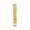 14K Yellow Plain Gold Diamond Cut Stackable Ring - LR52664Y4JJJ-Gabriel & Co.-Renee Taylor Gallery
