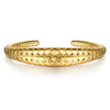 14K Yellow Plain Gold Graduating Cuff Bracelet - BG5128-6Y4JJ-Gabriel & Co.-Renee Taylor Gallery