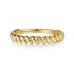 14K Yellow Plain Gold Stackable Ring Contemporary Collection - LR53065Y4JJJ-Gabriel & Co.-Renee Taylor Gallery