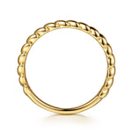 14K Yellow Plain Gold Stackable Ring Contemporary Collection - LR53065Y4JJJ-Gabriel & Co.-Renee Taylor Gallery