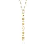 14K Yellow Plain Gold Vertical Bar Necklace - NK7673Y4JJJ-Gabriel & Co.-Renee Taylor Gallery