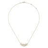 14K Yellow & White Gold Twisted Rope Link Necklace with Pavé Diamond Link Station - NK5847M45JJ-Gabriel & Co.-Renee Taylor Gallery