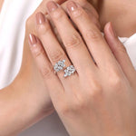 18K White Gold Diamond Bypass Ring – LR52386W84JJ-Gabriel & Co.-Renee Taylor Gallery