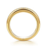 18K Yellow Gold Diamond Cigar Band – LR52417Y84JJ-Gabriel & Co.-Renee Taylor Gallery