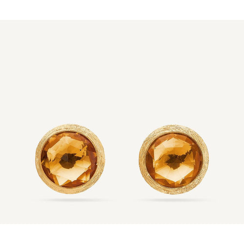18K Jaipur Citrine Petite Stud Earrings - OB957 QG01 Y 02-Marco Bicego-Renee Taylor Gallery
