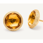 18K Jaipur Citrine Petite Stud Earrings - OB957 QG01 Y 02-Marco Bicego-Renee Taylor Gallery