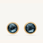 18K Jaipur London Blue Topaz Earrings - OB957 TPL01 Y 02-Marco Bicego-Renee Taylor Gallery