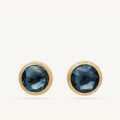 18K Jaipur London Blue Topaz Earrings - OB957 TPL01 Y 02-Marco Bicego-Renee Taylor Gallery