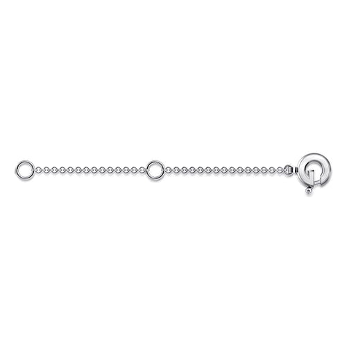14K White Gold Extension Chain 2" - NK8087W4JJJ-Gabriel & Co.-Renee Taylor Gallery