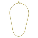 22 Inch 14K Yellow Gold Hollow Men's Link Chain Necklace - NKM6767-22Y4JJJ-Gabriel & Co.-Renee Taylor Gallery