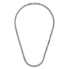 22 Inch 5mm 925 Sterling Silver Solid Men's Cuban Link Chain Necklace - NKM2143-Gabriel & Co.-Renee Taylor Gallery