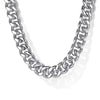 925 Sterling Silver Solid Men's Diamond Cut Cuban Link Chain Necklace 7mm- NKM2075-Gabriel & Co.-Renee Taylor Gallery
