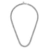 925 Sterling Silver Solid Men's Diamond Cut Cuban Link Chain Necklace 7mm- NKM2075-Gabriel & Co.-Renee Taylor Gallery