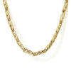 22 Inch 14K Yellow Gold Hollow Men's Link Chain Necklace - NKM6767-22Y4JJJ-Gabriel & Co.-Renee Taylor Gallery