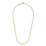 22 Inch 14K Yellow Gold Hollow Men's Link Chain Necklace - NKM6767-22Y4JJJ-Gabriel & Co.-Renee Taylor Gallery