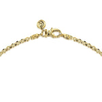 14K Yellow Gold Hollow Men's Link Chain Necklace - NKM7009-Gabriel & Co.-Renee Taylor Gallery