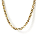 14K Yellow Gold Hollow Men's Necklace - NKM7010-Gabriel & Co.-Renee Taylor Gallery