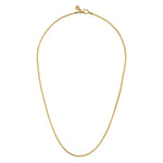 14K Yellow Gold Hollow Men's Wheat Chain Necklace - NKM7008-22Y4JJJ-Gabriel & Co.-Renee Taylor Gallery