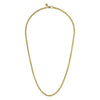 14K Yellow Gold Hollow Men's Wheat Chain Necklace - NKM7011-Gabriel & Co.-Renee Taylor Gallery