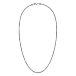 22 Inch 3.5mm 925 Sterling Silver Men's Solid Round Box Chain Necklace - NKM2236-22SVJJJ-Gabriel & Co.-Renee Taylor Gallery