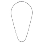 26 Inch 3mm 925 Sterling Silver Men's Solid Figaro Link Chain Necklace - NKM2157-26SVJJJ-Gabriel & Co.-Renee Taylor Gallery