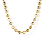 22 Inch 4mm 14K Yellow Gold Men's Hollow Ball Chain Necklace Bujukan Collection - NKM7155-22Y4JJJ-Gabriel & Co.-Renee Taylor Gallery