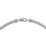 22 Inch 5mm 925 Sterling Silver Men's Solid Round Box Chain Necklace - NKM2235-22SVJJJ-Gabriel & Co.-Renee Taylor Gallery