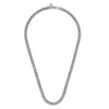 925 Sterling Silver Solid Men's Diamond Cut Cuban Link Chain Necklace 7mm- NKM2075-Gabriel & Co.-Renee Taylor Gallery