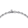 925 Sterling Silver Solid Faceted Men's Link Chain Necklace - NKM7350-22SVJJJ-Gabriel & Co.-Renee Taylor Gallery
