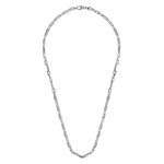 22 Inch 925 Sterling Silver Solid Figaro Chain Necklace - NKM2155-22SVJJJ-Gabriel & Co.-Renee Taylor Gallery