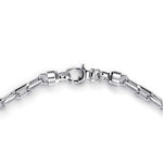 22 Inch 925 Sterling Silver Solid Figaro Chain Necklace - NKM2155-22SVJJJ-Gabriel & Co.-Renee Taylor Gallery