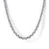 25 Sterling Silver Solid Men's Link Chain Necklace - NKM7009-Gabriel & Co.-Renee Taylor Gallery