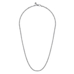 925 Sterling Silver Solid Men's Link Chain Necklace - NKM7010-22SVJJJ-Gabriel & Co.-Renee Taylor Gallery
