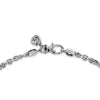 925 Sterling Silver Solid Men's Link Chain Necklace - NKM7010-22SVJJJ-Gabriel & Co.-Renee Taylor Gallery