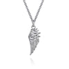 22" 925 Sterling Silver Wing Pendant Necklace - NKM2140-22SVJJJ-Gabriel & Co.-Renee Taylor Gallery