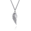 22" 925 Sterling Silver Wing Pendant Necklace - NKM2140-22SVJJJ-Gabriel & Co.-Renee Taylor Gallery