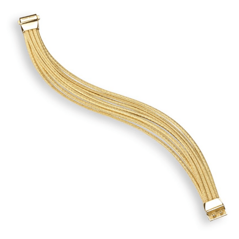 18K Gold 7 Strand Cairo Bracelet - BG693-Y 01-Marco Bicego-Renee Taylor Gallery