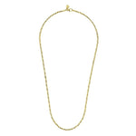22 Inch 14K Yellow Gold Hollow Men's Link Chain Necklace - NKM6767-22Y4JJJ-Gabriel & Co.-Renee Taylor Gallery