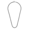 925 Sterling Silver Solid Men's Diamond Cut Cuban Link Chain Necklace 7mm- NKM2075-Gabriel & Co.-Renee Taylor Gallery