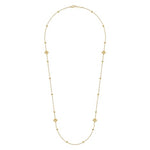 14K Yellow Gold 24" Pyramid Quatrefoil Station Necklace - NK6460Y4JJJ-Gabriel & Co.-Renee Taylor Gallery