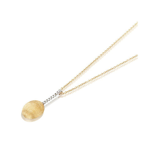 "ÉLITE" Gold Drop & Diamonds Bar Necklace - CS13-589-Nanis-Renee Taylor Gallery
