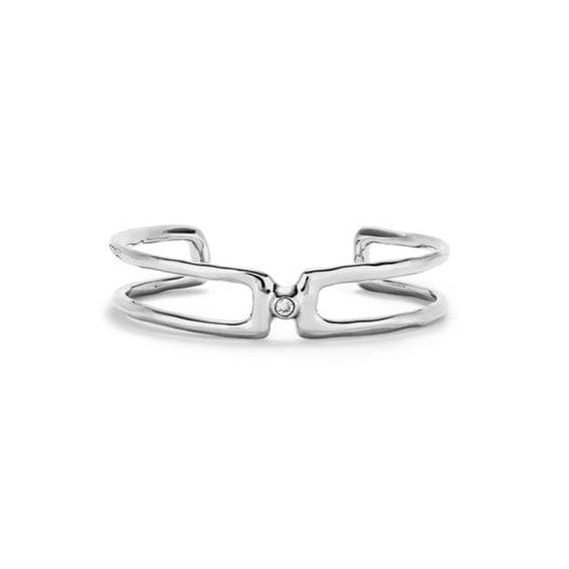 Ser Indomable Sterling Silver Plated Bracelet - PUL2446BLNMTL-UNO de 50-Renee Taylor Gallery