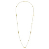 14K Yellow Gold 28" Graduating Bujukan Station Necklace - NK6573-28Y4JJJ-Gabriel & Co.-Renee Taylor Gallery