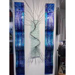 "Rainy Days Bonsai" Triptych-Gravity Glass-Renee Taylor Gallery