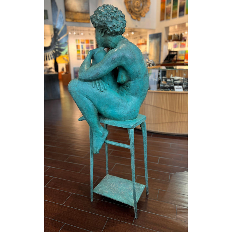 "Pensive"-John Henry Waddell-Renee Taylor Gallery