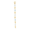 "AZURE" Gold & Aquamarine Casual Bracelet - BN25-575-Nanis-Renee Taylor Gallery